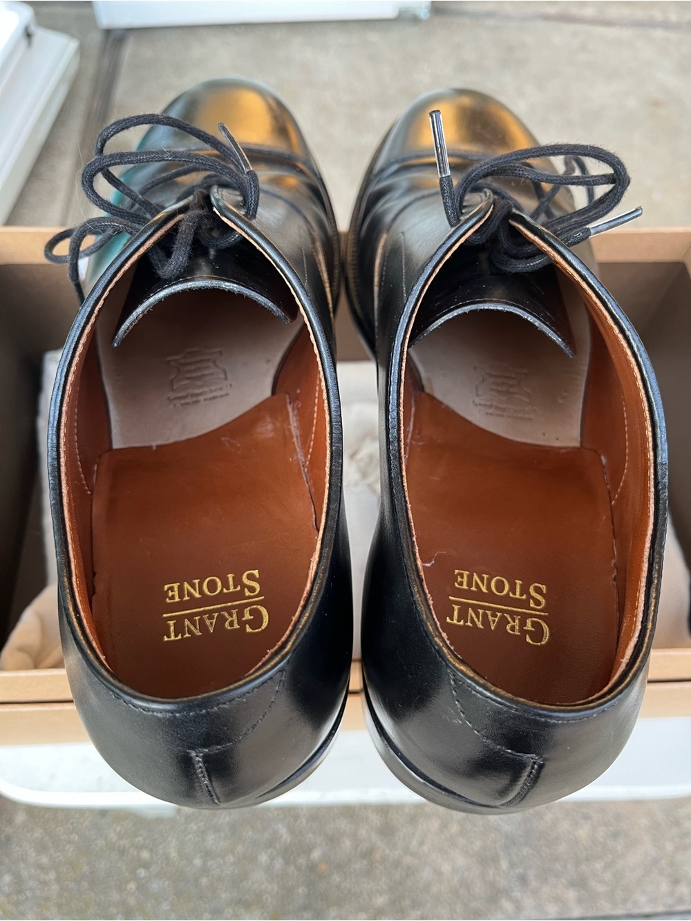 Fairfield Oxford Black French Calf Shoes - Picture 5 of 7